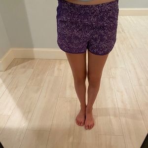 Purple Patterned kids size 10-12 athletic shorts from c9 by champion